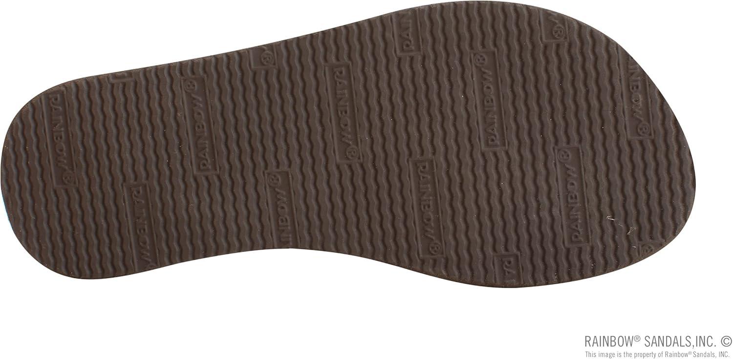Rainbow Sandals Kid’s Single Layer Premier Leather w/Narrow Crystal Strap(Expresso)