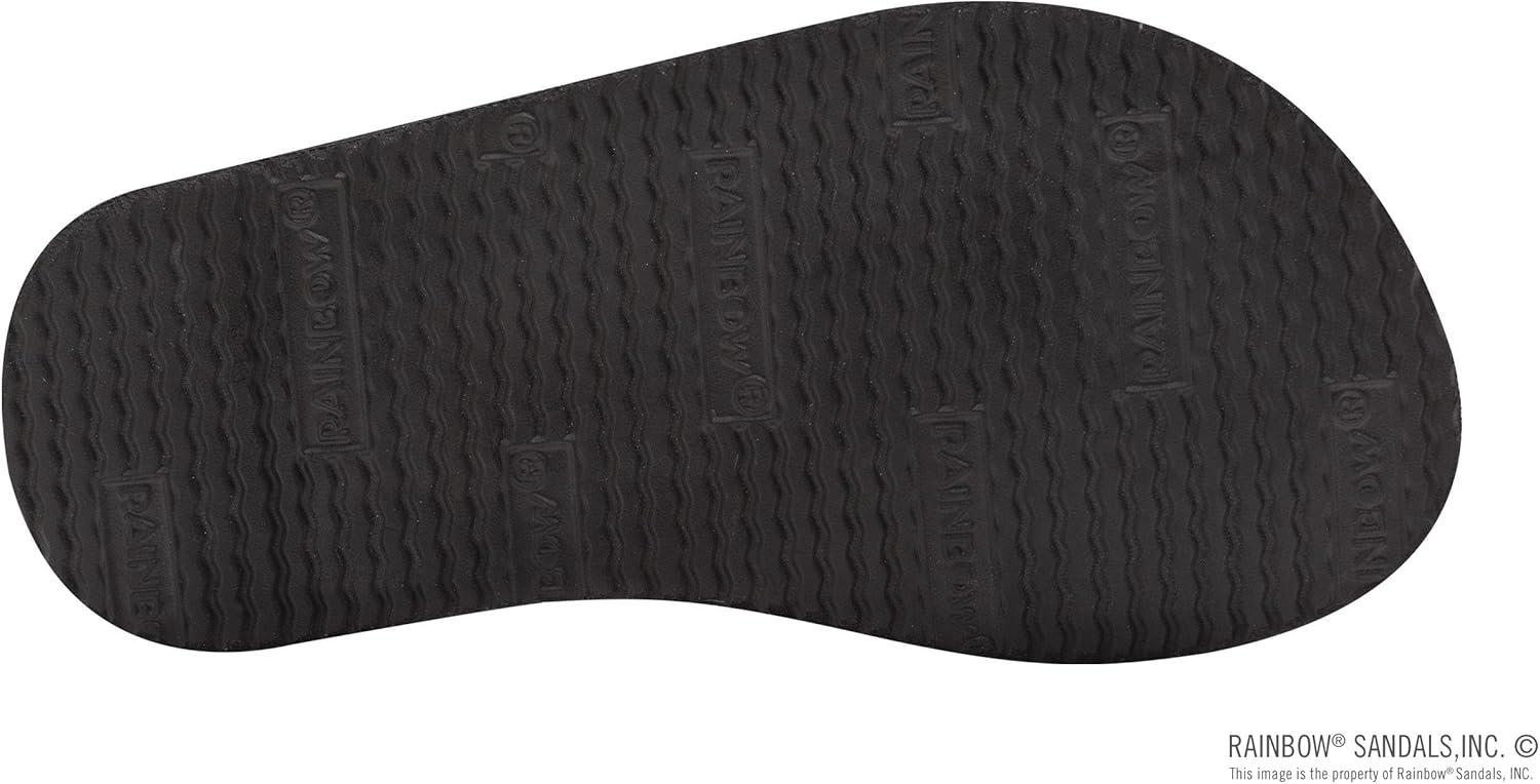 Rainbow Sandals Kid’s Single Layer Premier Leather(Premier Black With Backstrap)