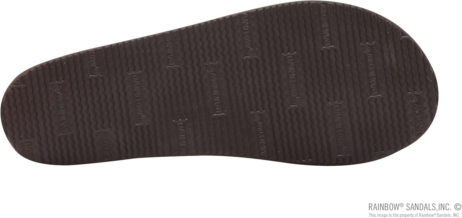 Rainbow Sandals Ladies The Sand Piper Luxury Leather – Single Layer Arch w/Double Narrow 1/3″ Strap(Cinnamon)