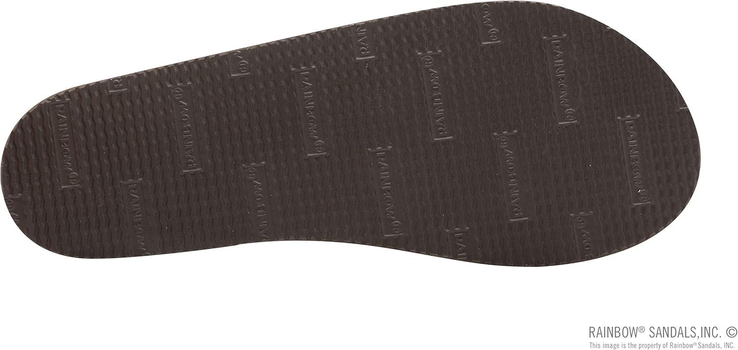 Rainbow Sandals Ladies Luxury Leather – Double Layer Arch Support with 1/2″ Narrow Straps(Buckskin)