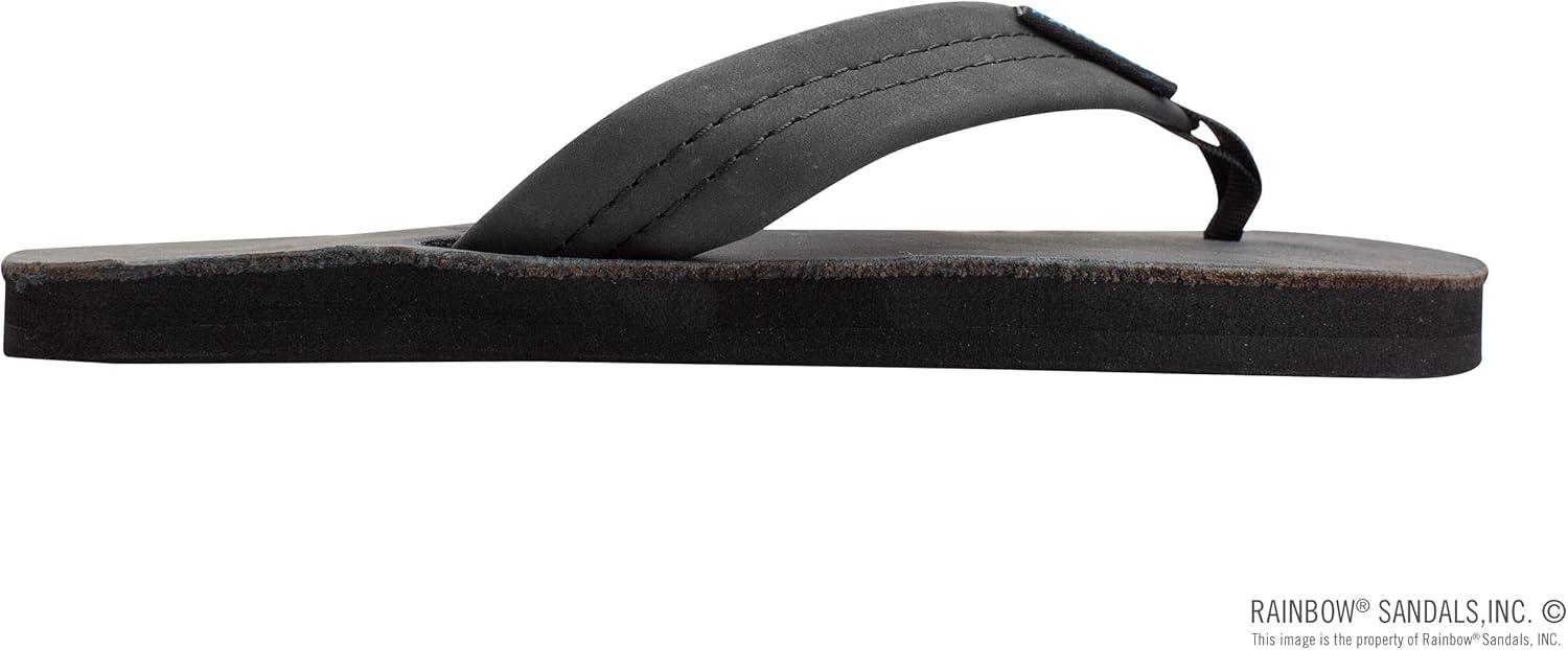 Rainbow Sandals Kid’s Single Layer Premier Leather(Premier Black)