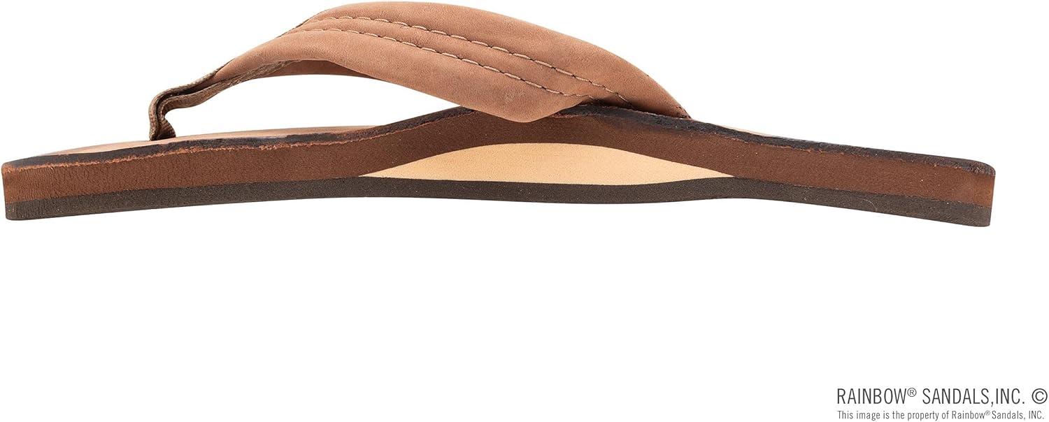 Rainbow Sandals Ladies Luxury Leather – Single Layer Arch Support(Nogales Wood)