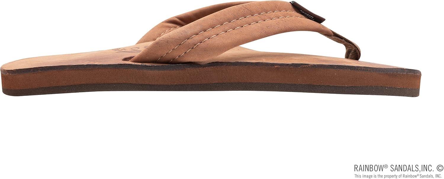 Rainbow Sandals Ladies Luxury Leather – Single Layer Arch Support(Nogales Wood)