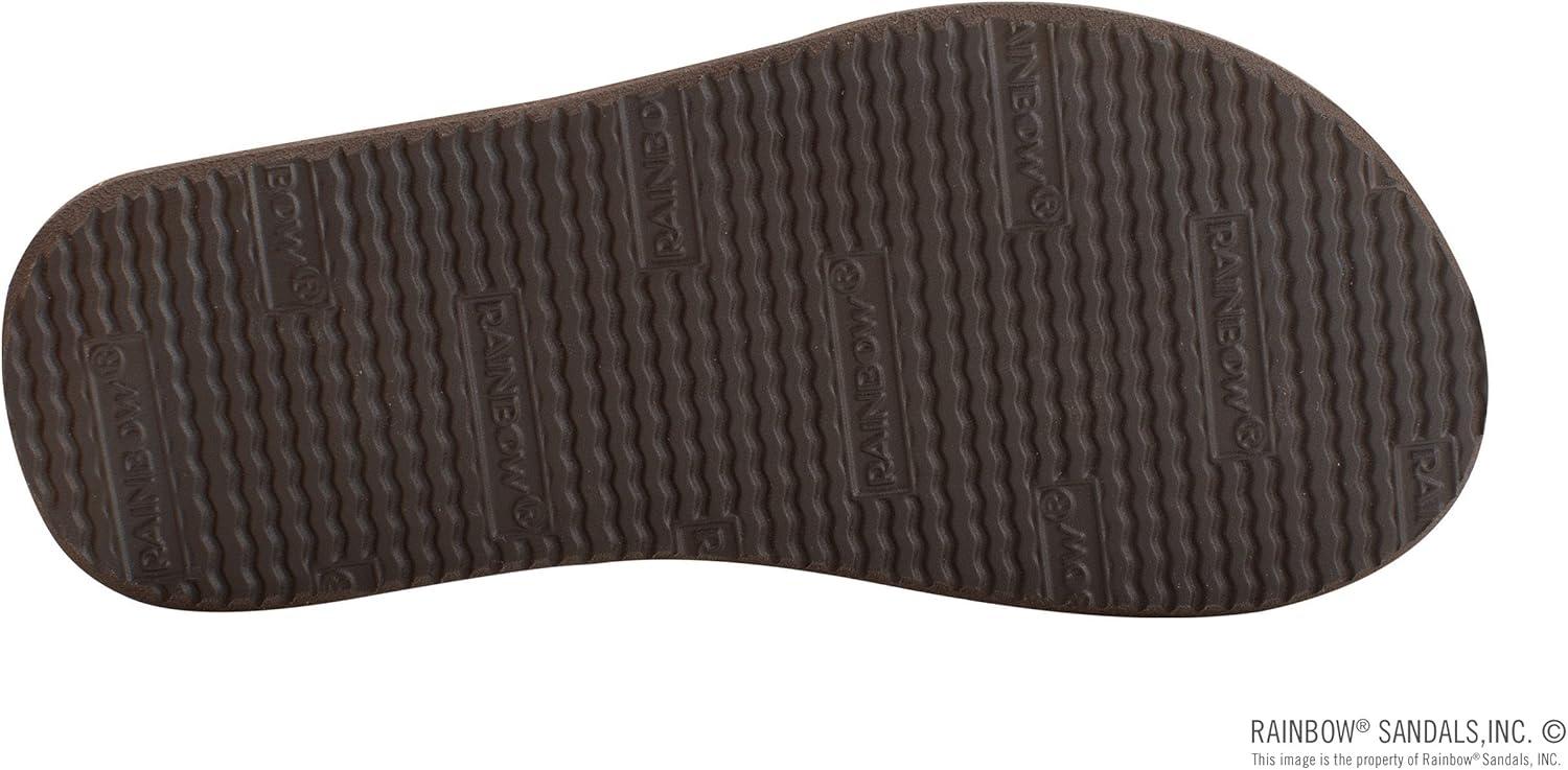 Rainbow Sandals Kid’s Single Layer Premier Leather w/Narrow Crystal Strap(Sierra Brown With Backstrap)