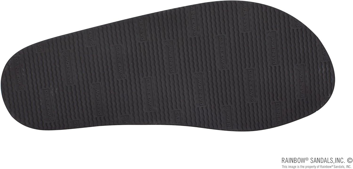 Rainbow Sandals Women’s Double Layer Wide Strap w/Arch(Premier Black)