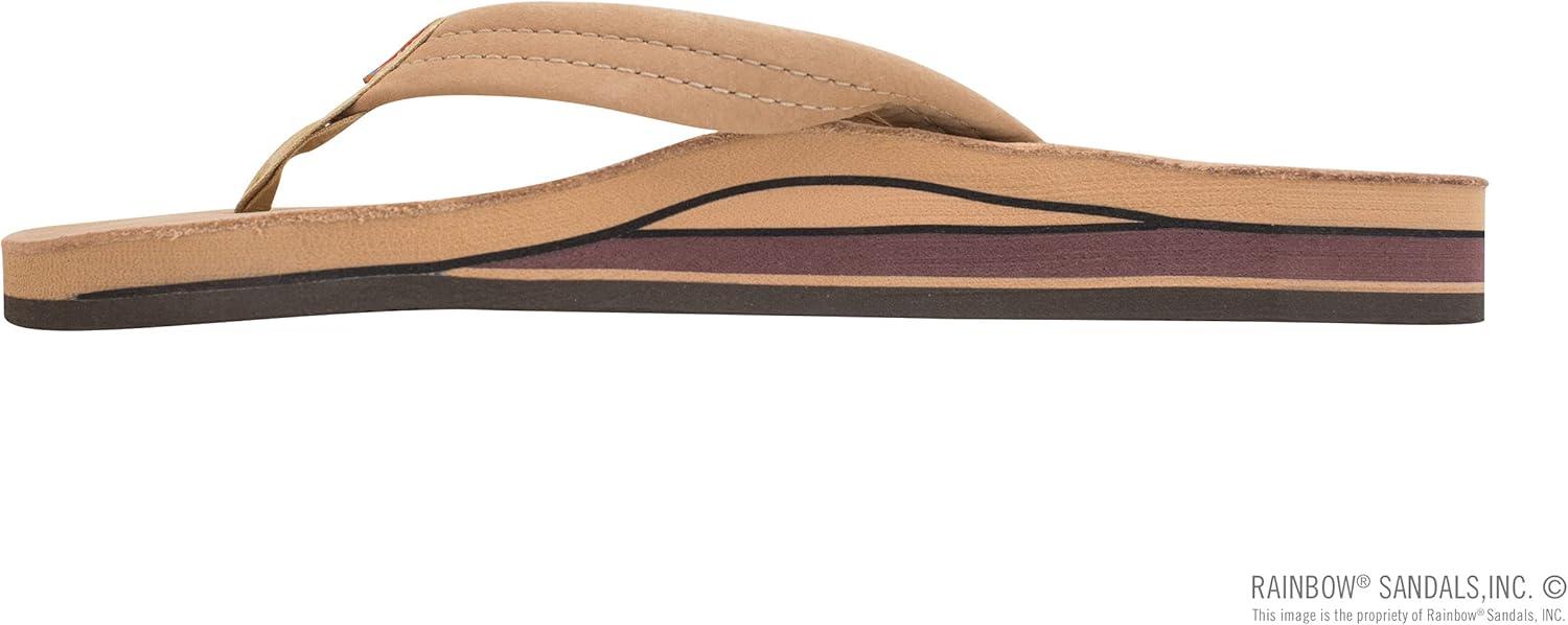 Rainbow Sandals Women’s Double Layer Leather w/ 3/4″ Strap(Sierra Brown)