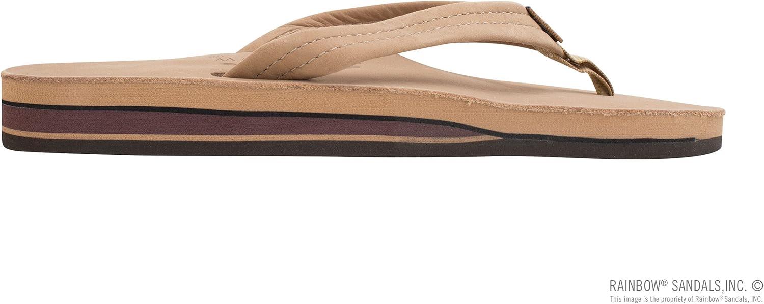 Rainbow Sandals Women’s Double Layer Leather w/ 3/4″ Strap(Sierra Brown)