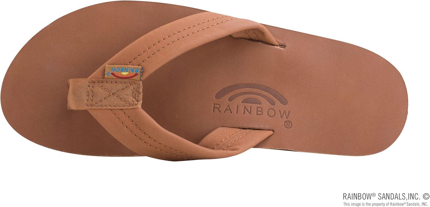 Rainbow Sandals Women’s Double Layer Wide Strap w/Arch(Classic Tan/Brown)