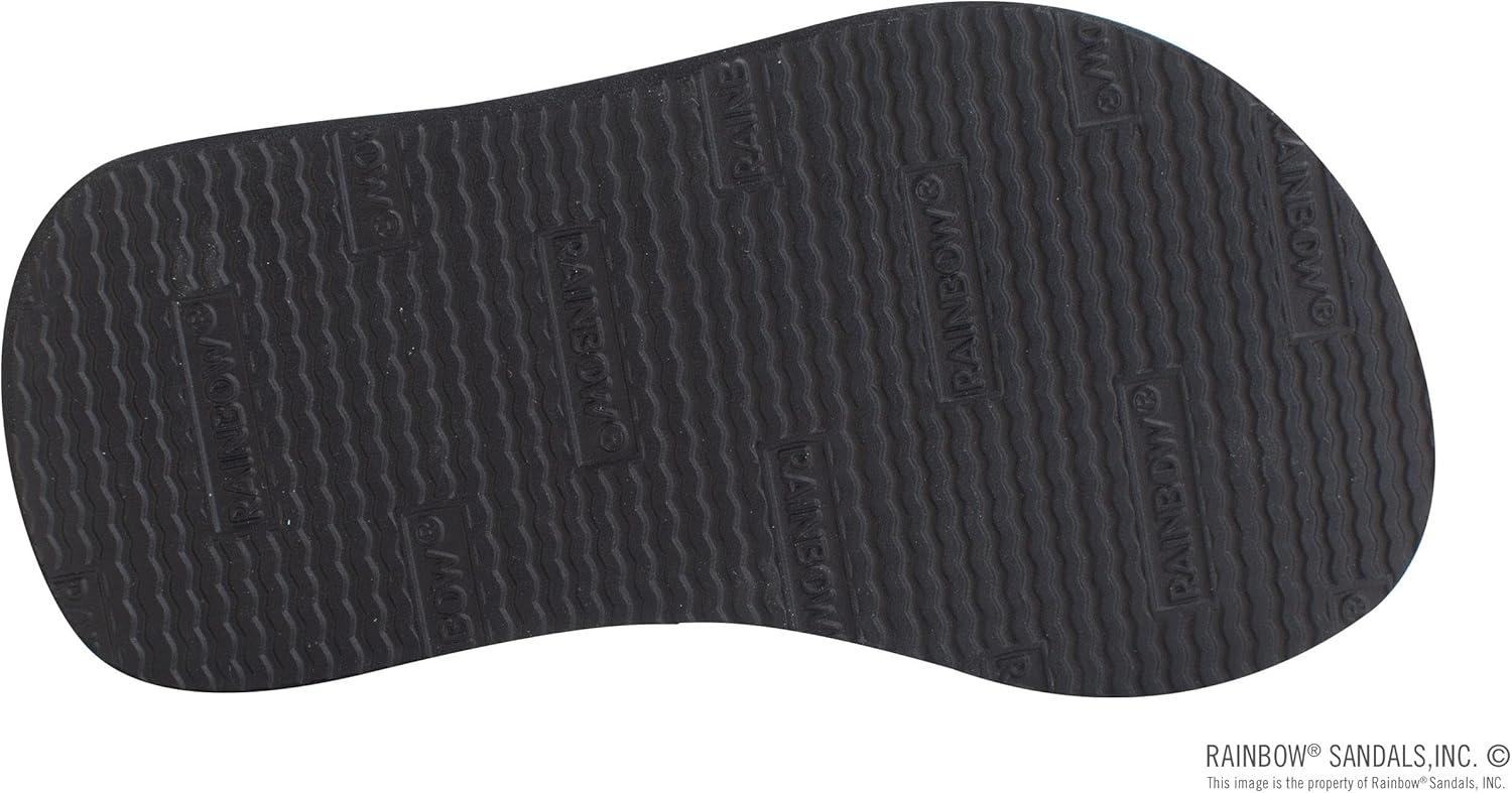 Rainbow Sandals Kid’s Grombow’s Soft Top Rubber w/Neoprene Strap and Backstrap(Dark Grey With Backstrap)