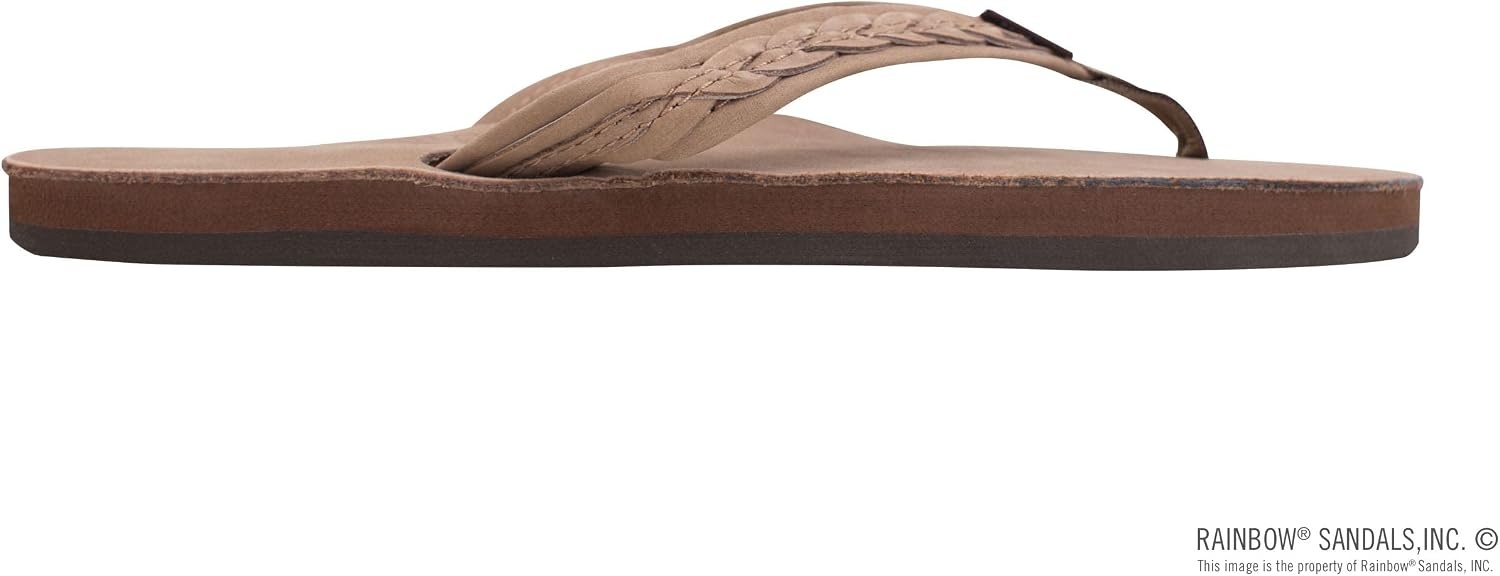 Rainbow Sandals Madison – Single Layer Arch Support with a Braid on a 3/4″ Medium Strap