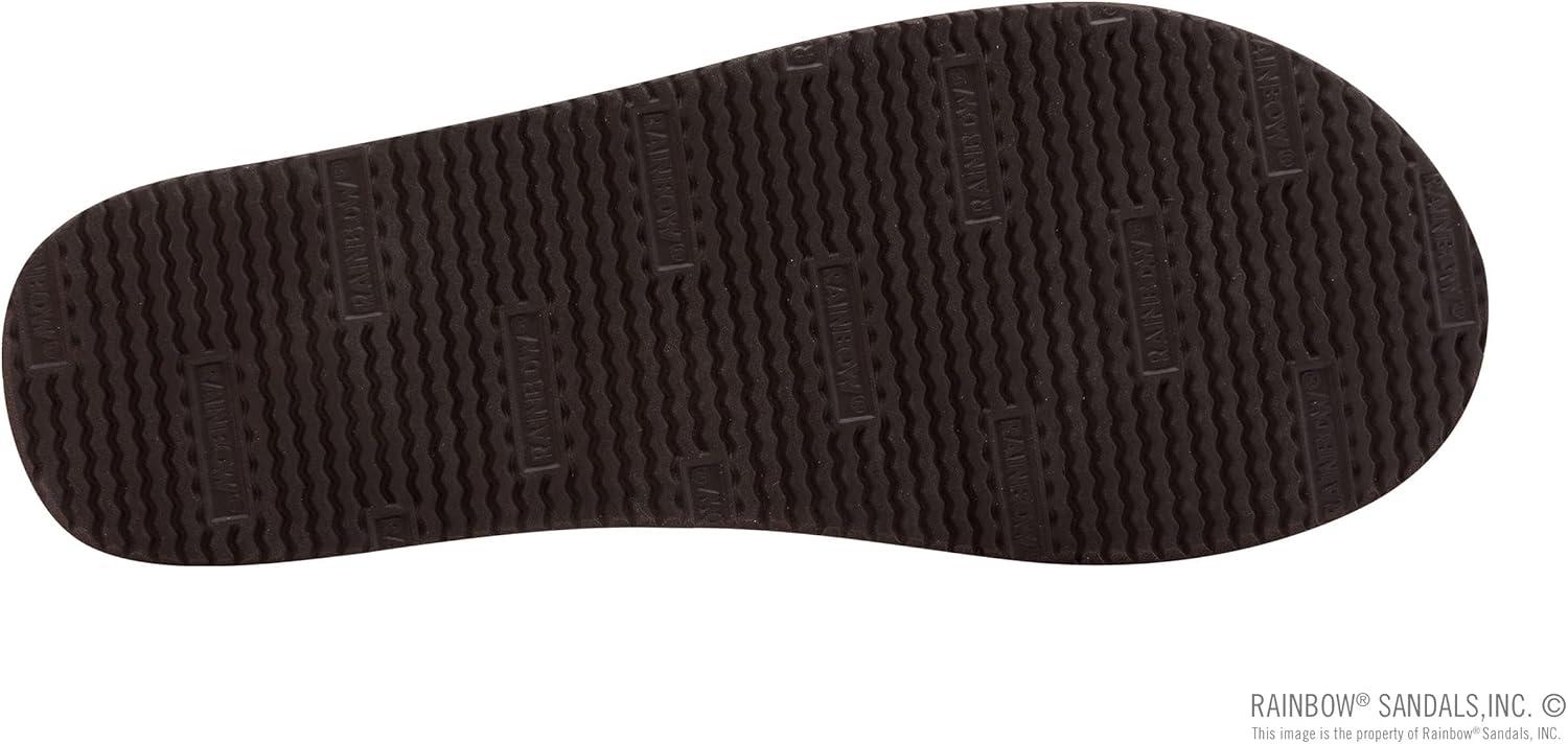 Rainbow Sandals Women’s Single Layer Leather Sandal Narrow Strap(Sand)