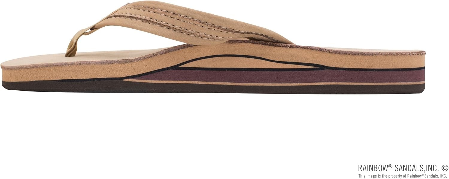 Rainbow Sandals Madison – Double Layer Arch Support with a Braid on a 3/4″ Medium Strap