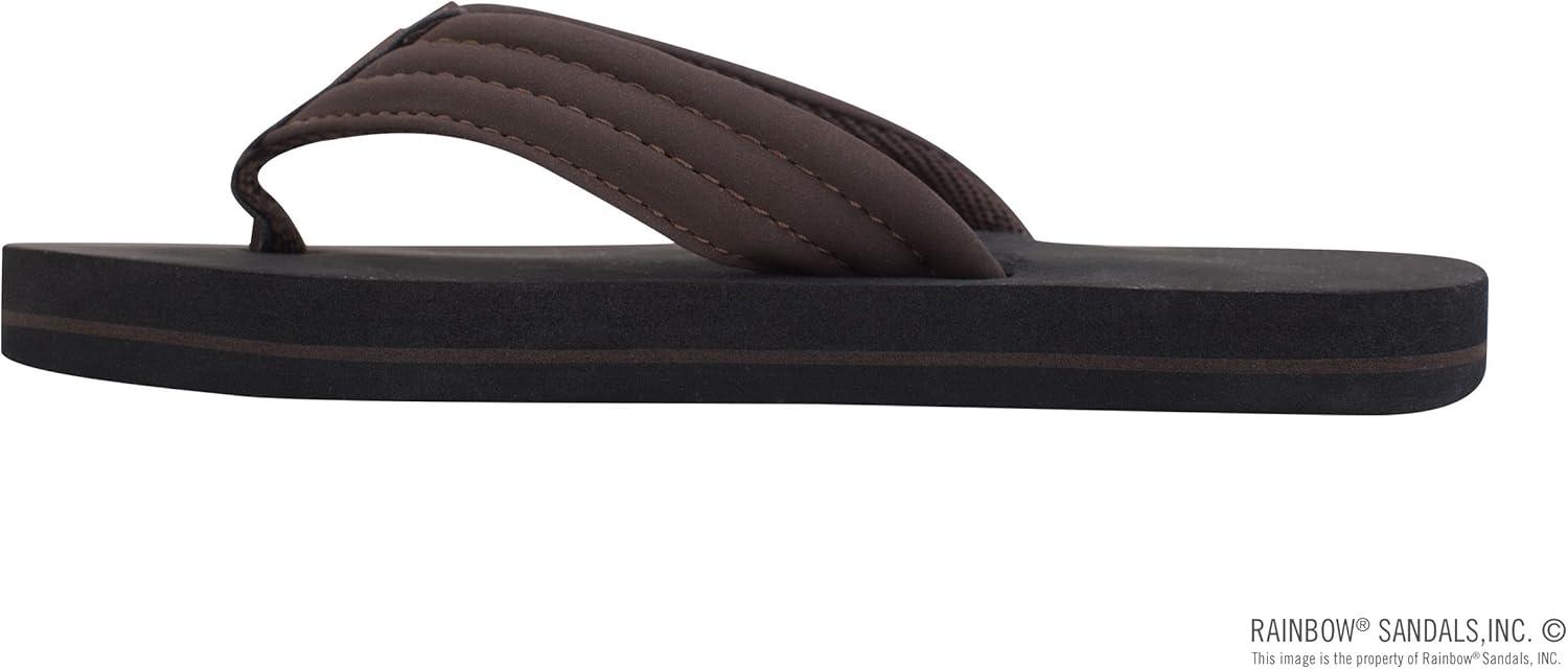 Rainbow Sandals Kid’s Grombow’s Soft Top Rubber w/Neoprene Strap and Backstrap(Brown)