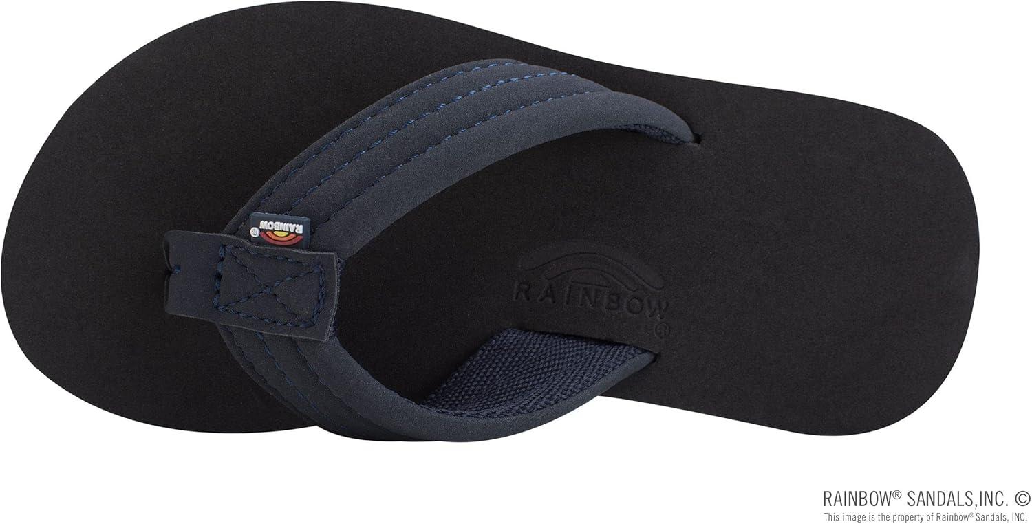 Rainbow Sandals Kid’s Grombow’s Soft Top Rubber w/Neoprene Strap and Backstrap(Navy)