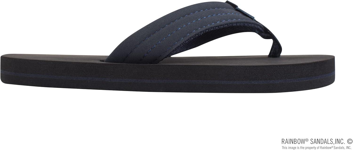 Rainbow Sandals Kid’s Grombow’s Soft Top Rubber w/Neoprene Strap and Backstrap(Navy)