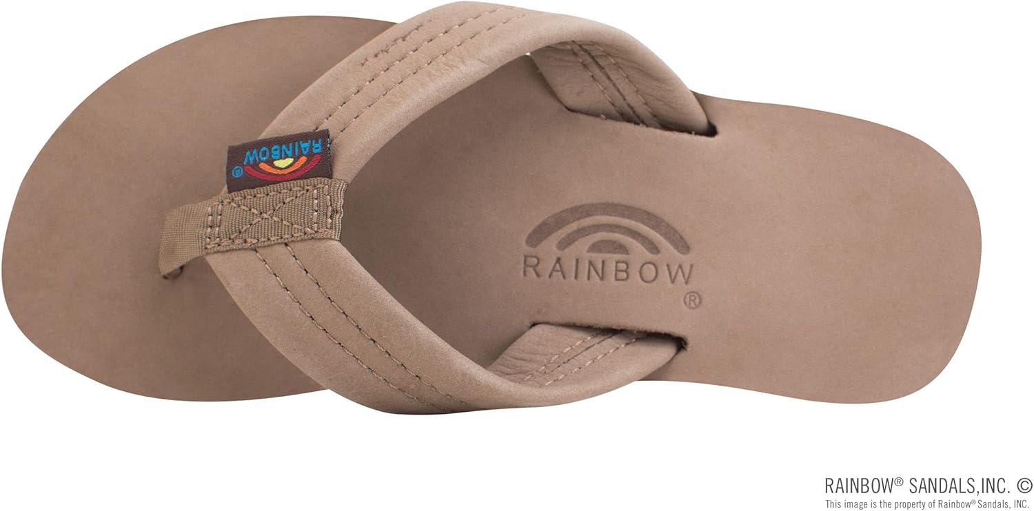 Rainbow Sandals Kid’s Single Layer Premier Leather(Dark Brown)
