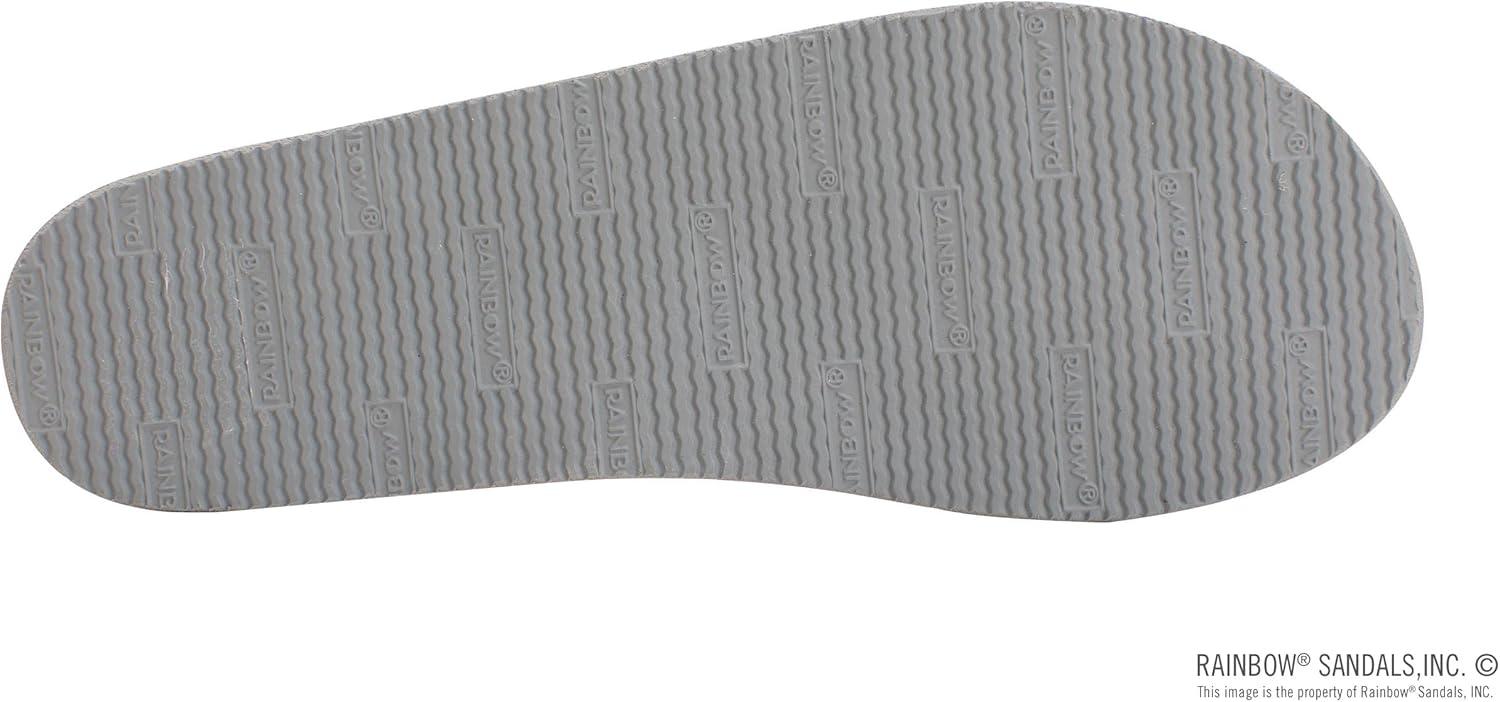 Rainbow Sandals Women’s Single Layer Premier Leather w/Swarovski Crystal Narrow Strap(White)