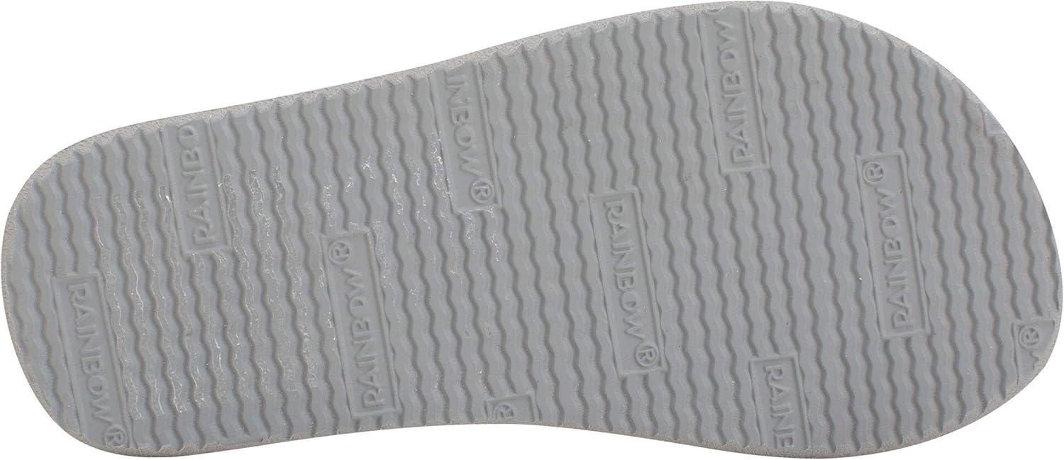 Rainbow Sandals Kid’s Single Layer Premier Leather Flirty Braidy(Pink/Grey With Backstrap)