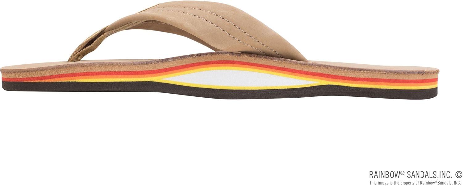 Rainbow Sandals Women’s Single Layer Premier Leather(Sierra Brown/Rainbow)