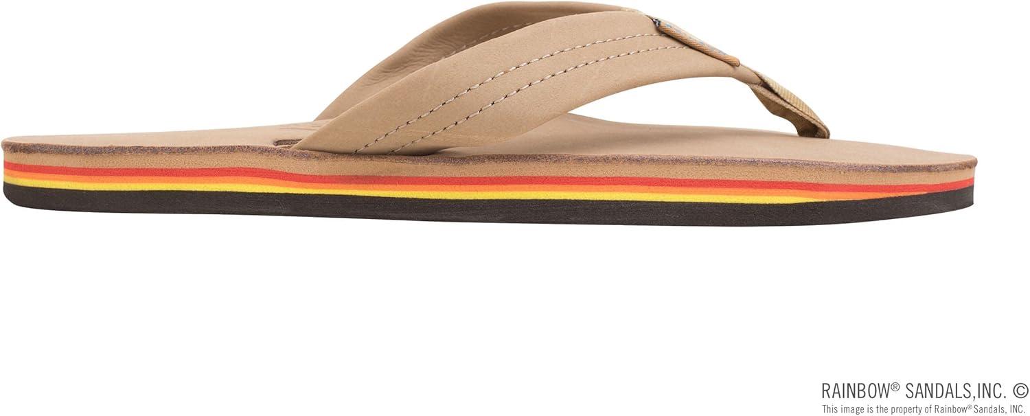 Rainbow Sandals Women’s Single Layer Premier Leather(Sierra Brown/Rainbow)
