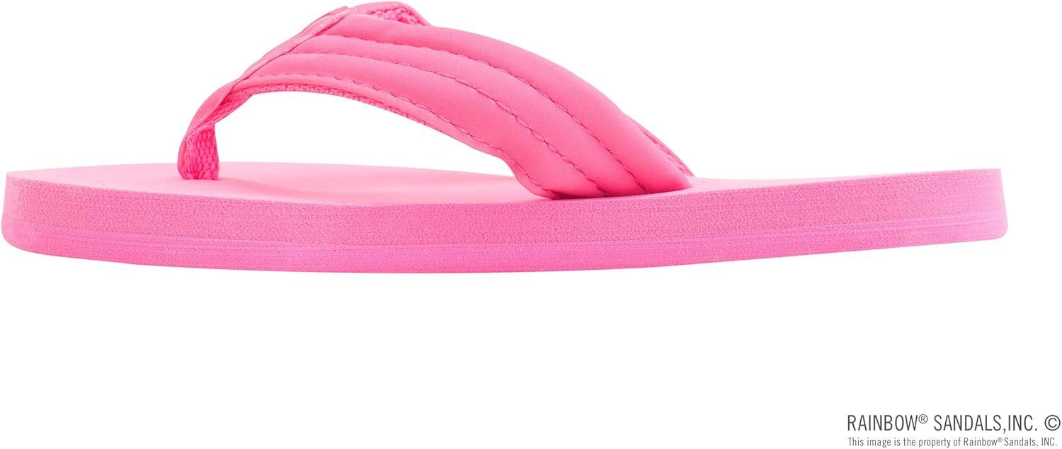 Rainbow Sandals Kid’s Grombow’s Soft Top Rubber w/Neoprene Strap and Backstrap(Pink)