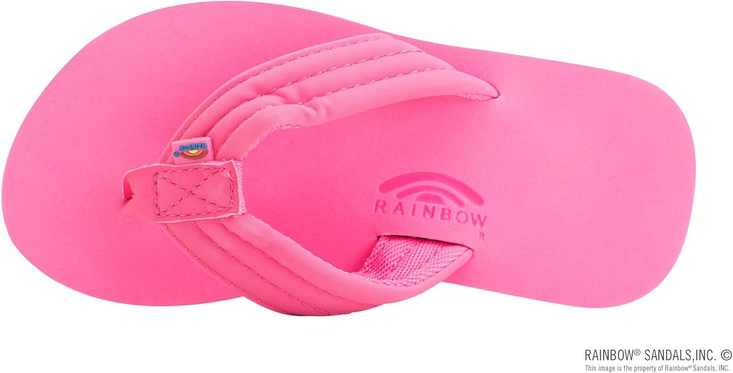 Rainbow Sandals Kid’s Grombow’s Soft Top Rubber w/Neoprene Strap and Backstrap(Pink)