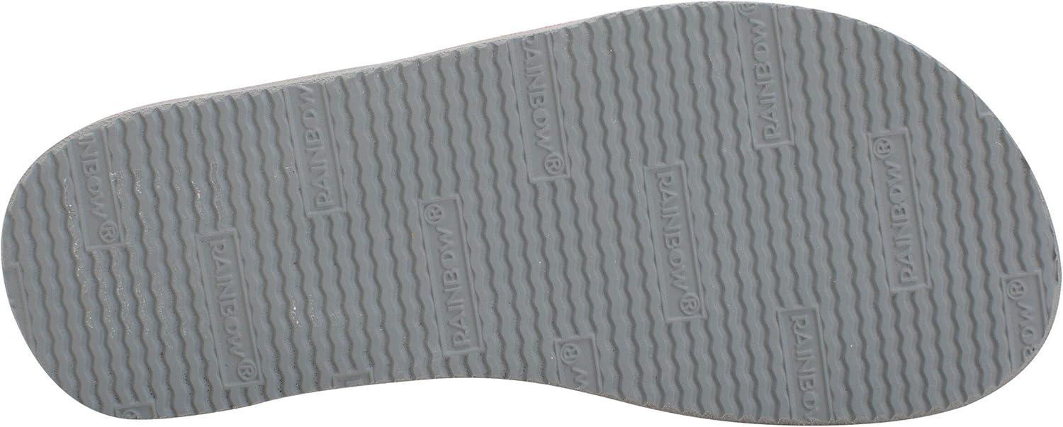 Rainbow Sandals Kid’s Single Layer Premier Leather Flirty Braidy(Pink/Grey)