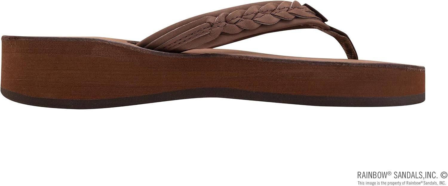 Rainbow Sandals Madison – Four Layer Arch Support with a Braid on a 3/4″ Medium Strap