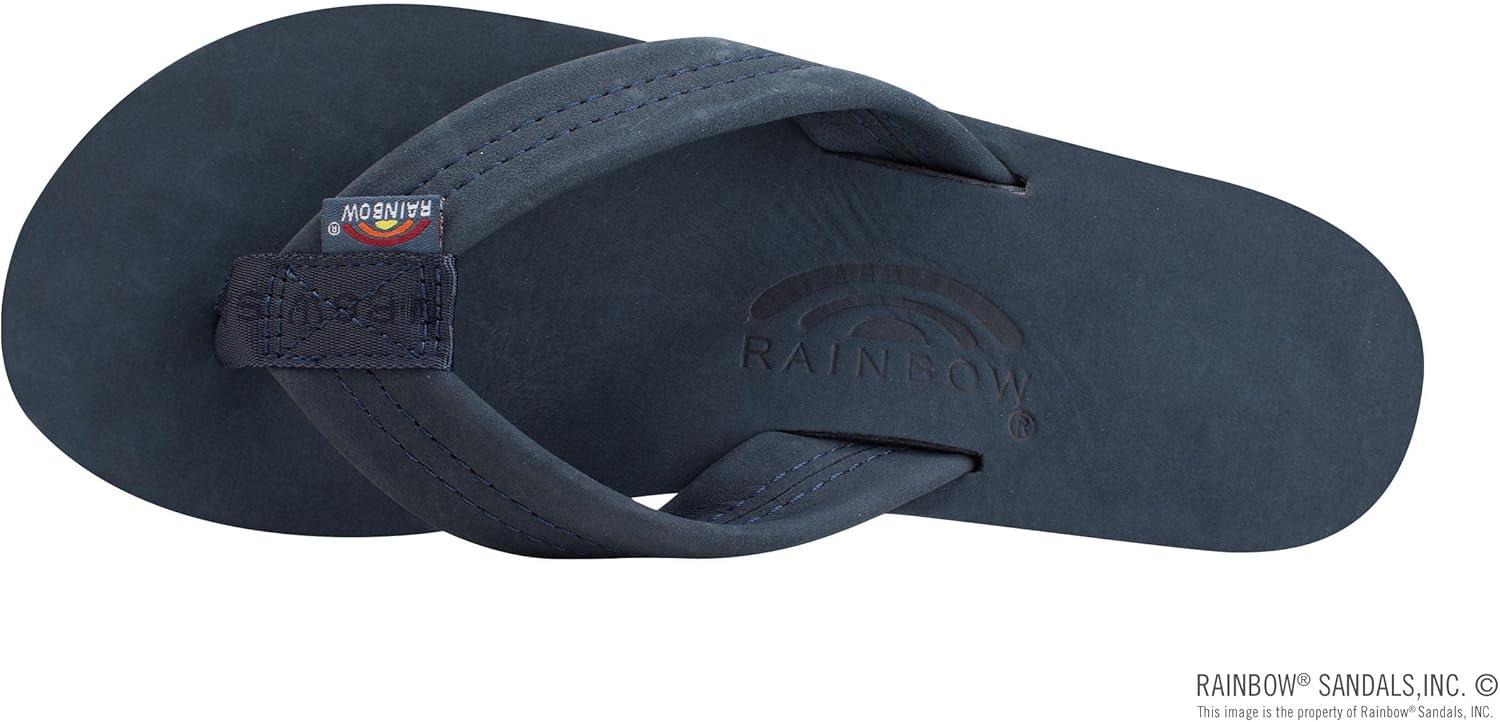 Rainbow Sandals Women’s Single Layer Premier Leather(Navy)