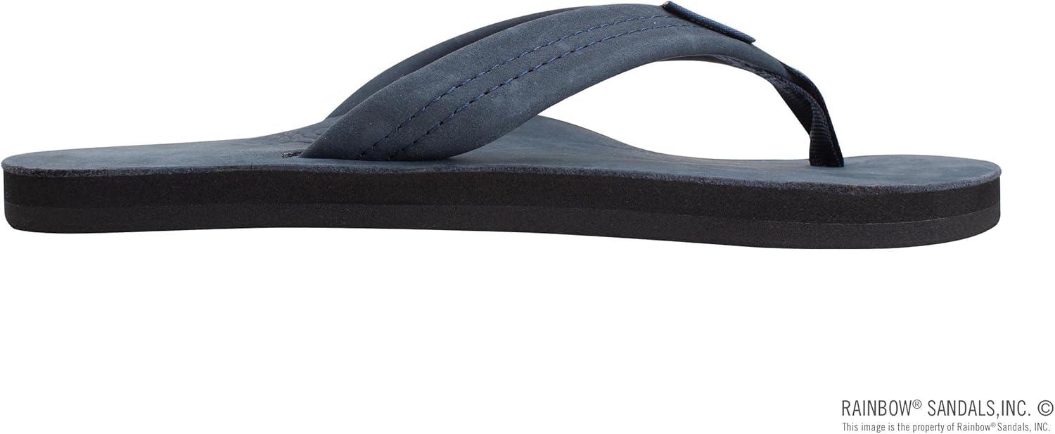 Rainbow Sandals Women’s Single Layer Premier Leather(Navy)