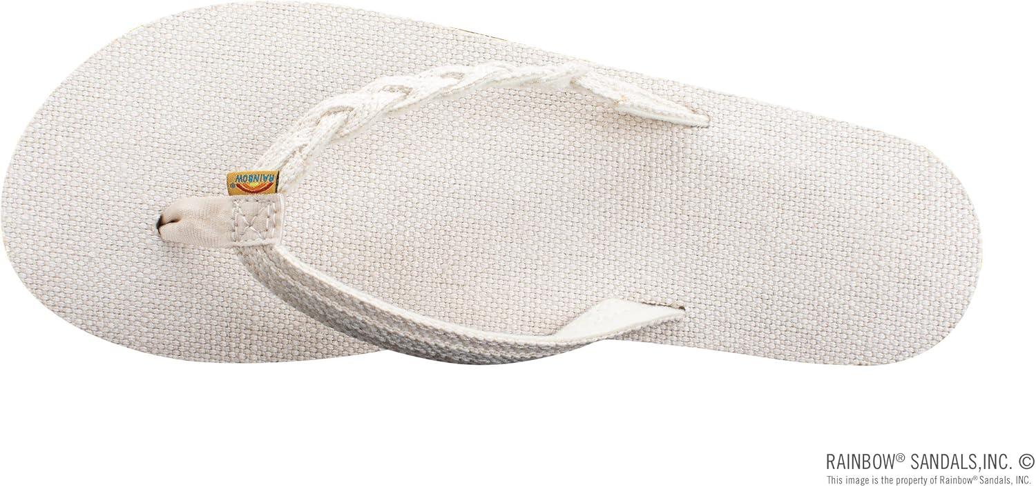Rainbow Sandals Women’s Single Layer Hemp Flirty Braidy(Natural)