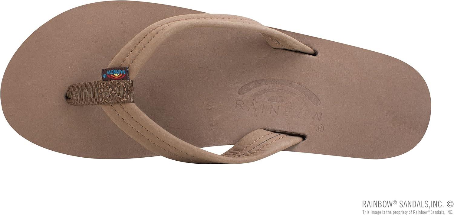 Rainbow Sandals Women’s Double Layer Leather w/ 3/4″ Strap(Dark Brown)