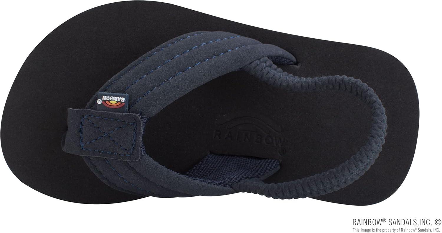 Rainbow Sandals Kid’s Grombow’s Soft Top Rubber w/Neoprene Strap and Backstrap(Navy With Backstrap)
