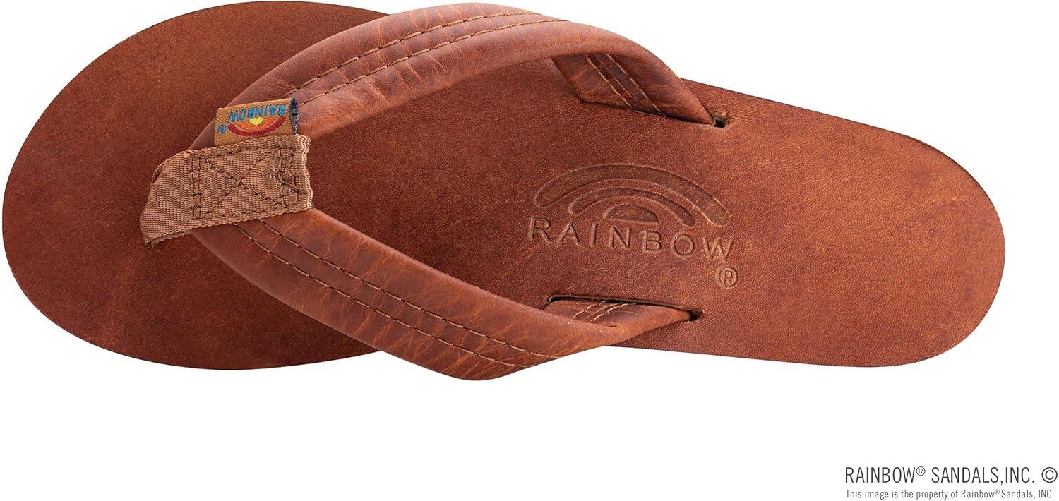 Rainbow Sandals Ladies Luxury Leather – Single Layer Arch Support(Tahitian Tan)