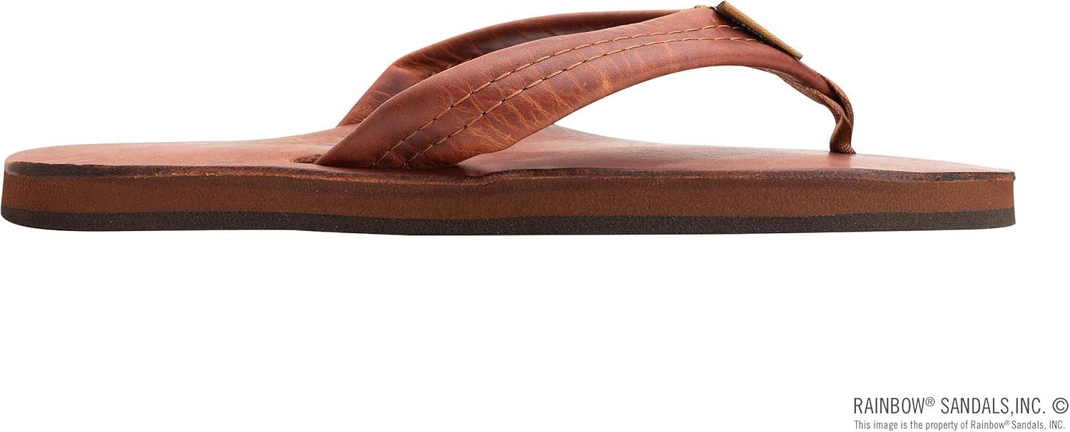 Rainbow Sandals Ladies Luxury Leather – Single Layer Arch Support(Tahitian Tan)