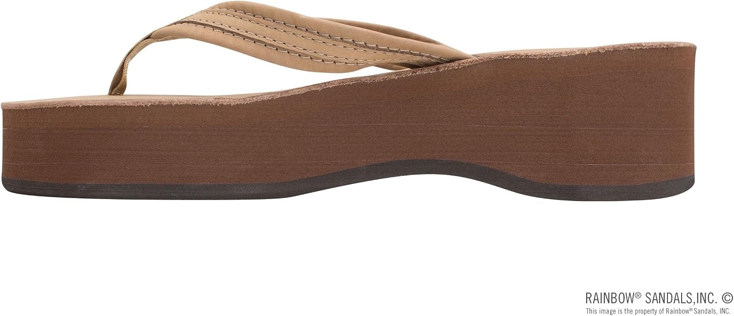 Rainbow Sandals Madison – Six Layer Arch Support with 3/4″ Braided Strap, Sierra Brown, Ladies Medium/6.5-7.5 B(M) US