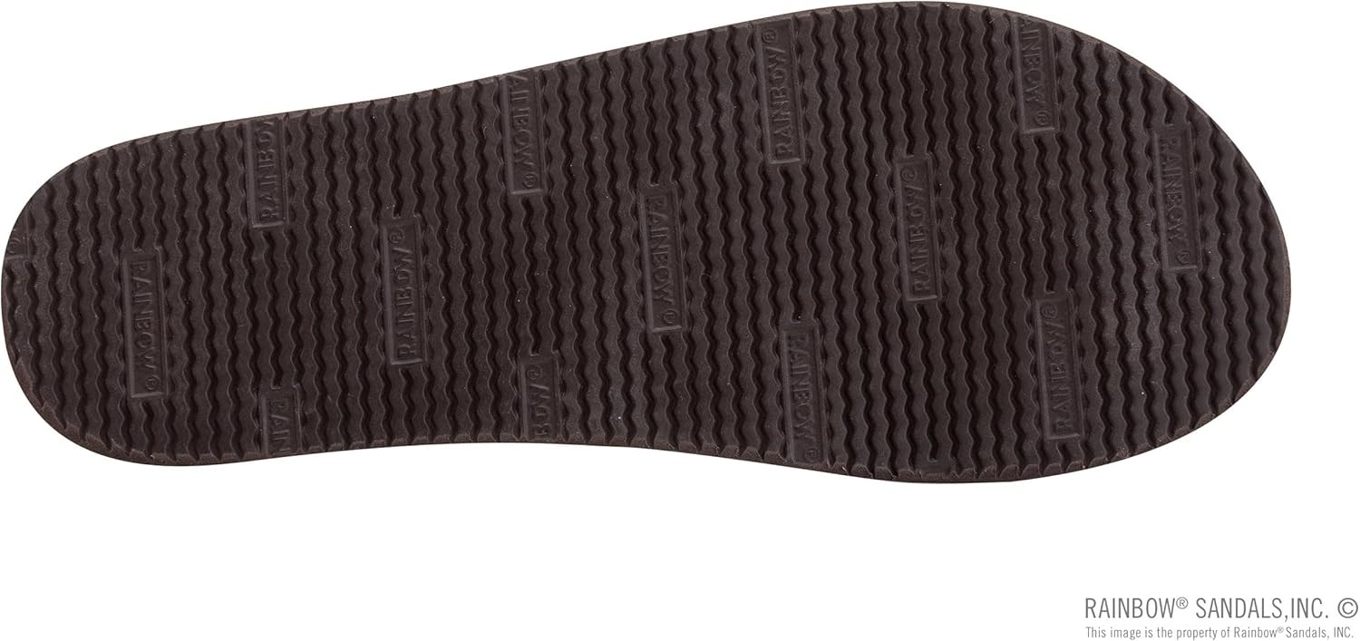 Rainbow Sandals Women’s Double Layer Flirty Braidy Premier Leather w/Single Braided Strap(Sierra Brown/Expresso)