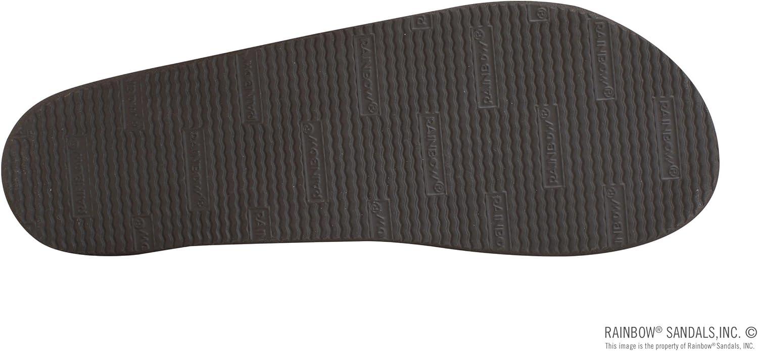 Rainbow Sandals Women’s Single Layer Leather Sandal Narrow Strap(Tan/Brown)