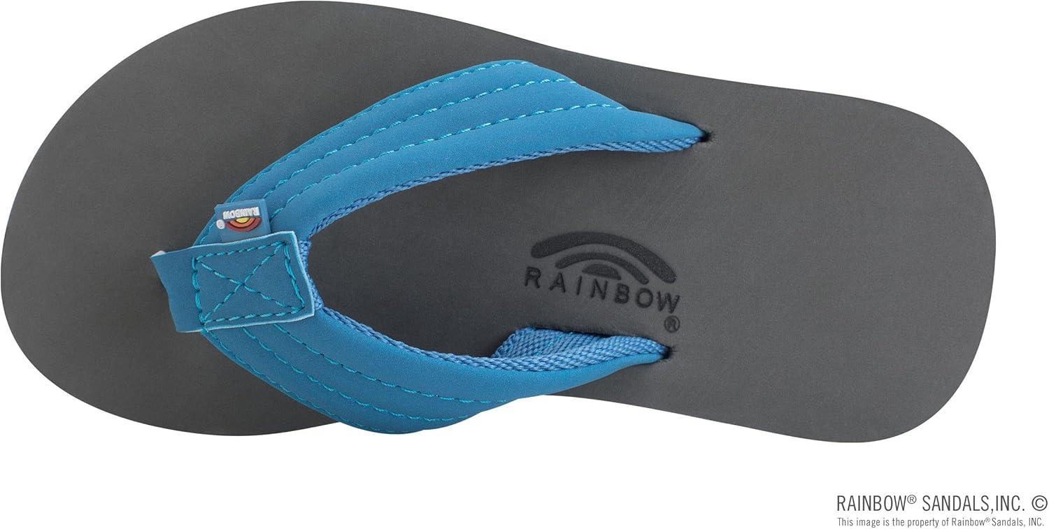 Rainbow Sandals Kid’s Grombow’s Soft Top Rubber w/Neoprene Strap and Backstrap(Blue Orange)