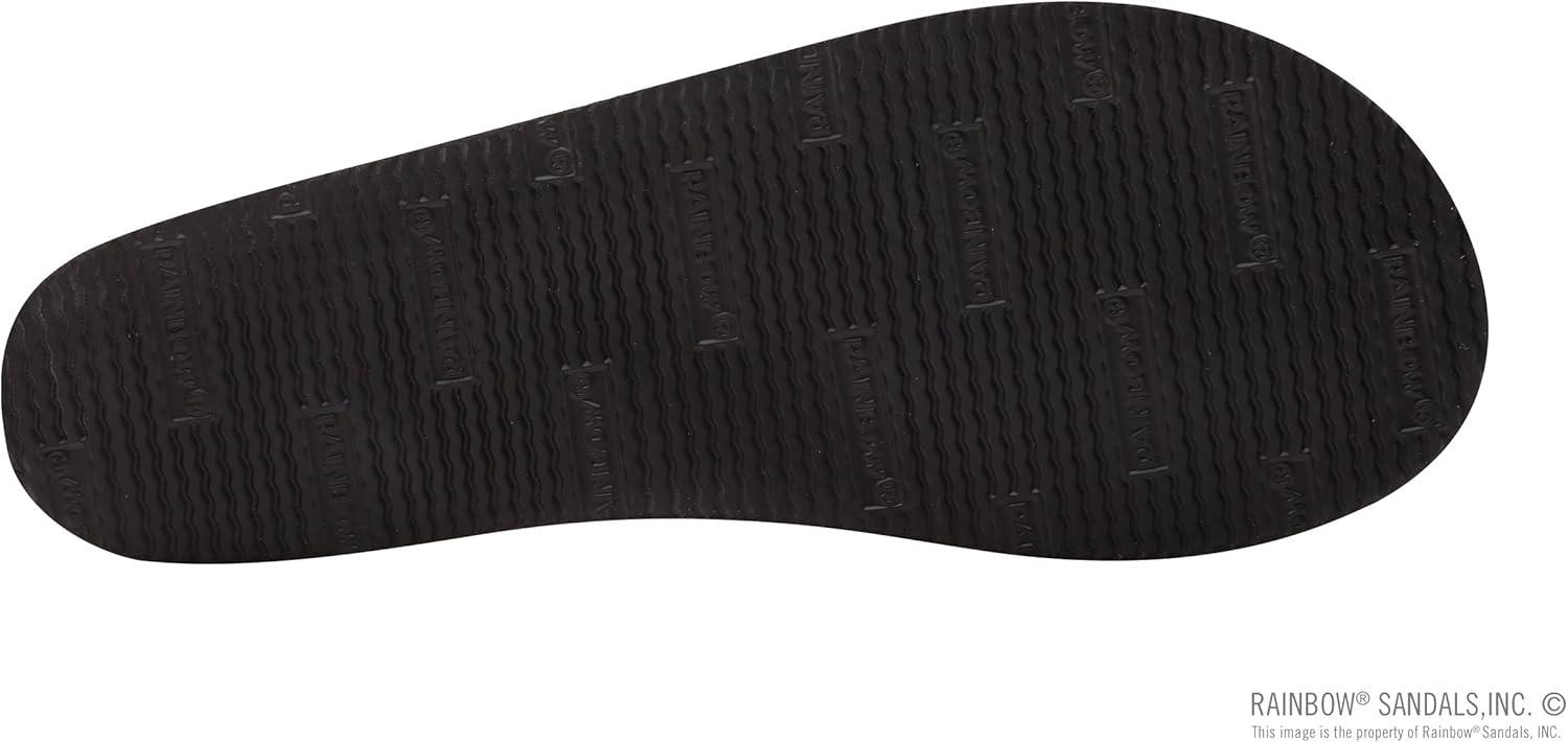 Rainbow Sandals Ladies The Sand Piper Luxury Leather – Single Layer Arch w/Double Narrow 1/3″ Strap(Stone Grey)