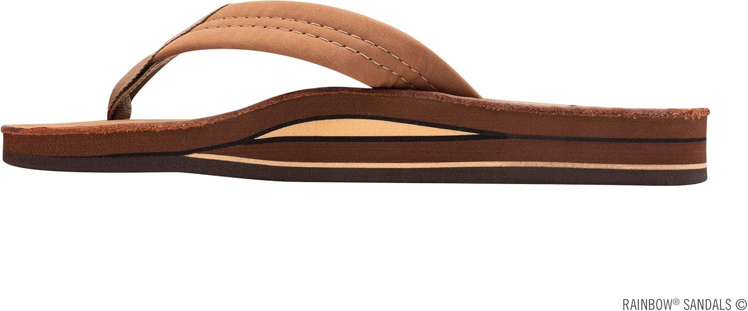 Rainbow Sandals Women’s Double Layer Wide Strap w/Arch(Redwood)