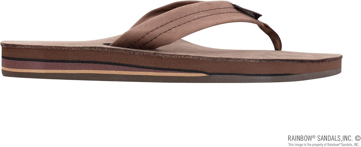 Rainbow Sandals Women’s Double Layer Wide Strap w/Arch(Expresso)