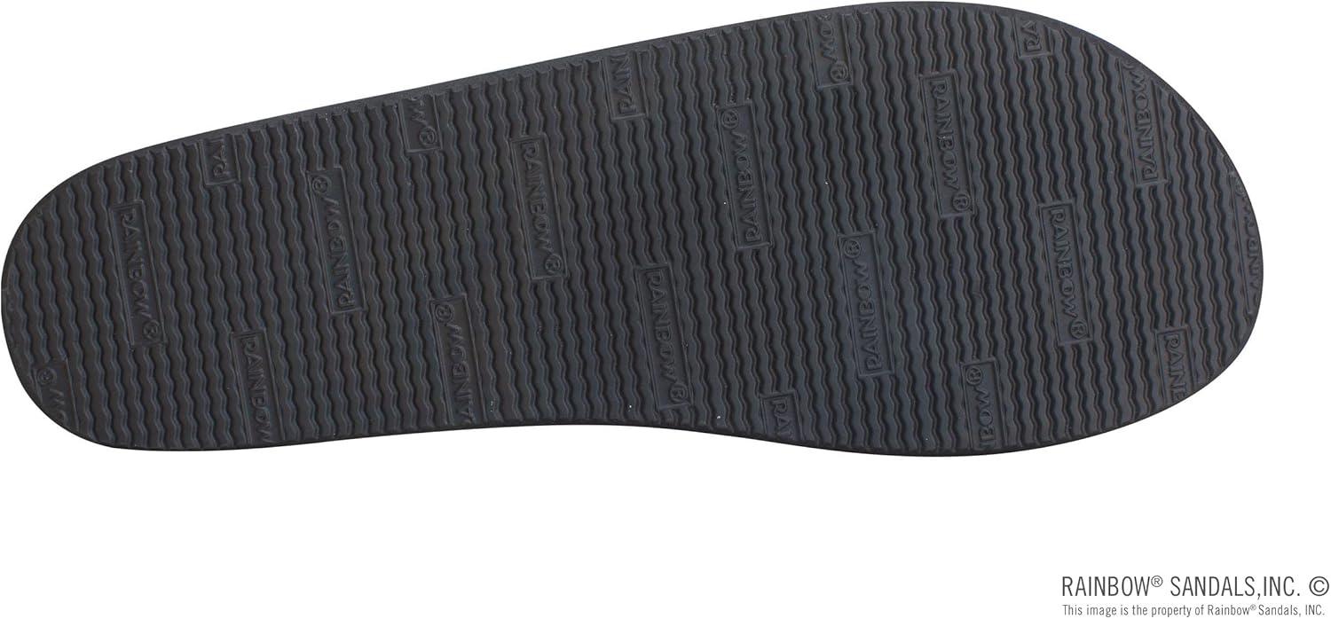 Rainbow Sandals Women’s Single Layer Premier Leather(Black/Rasta)