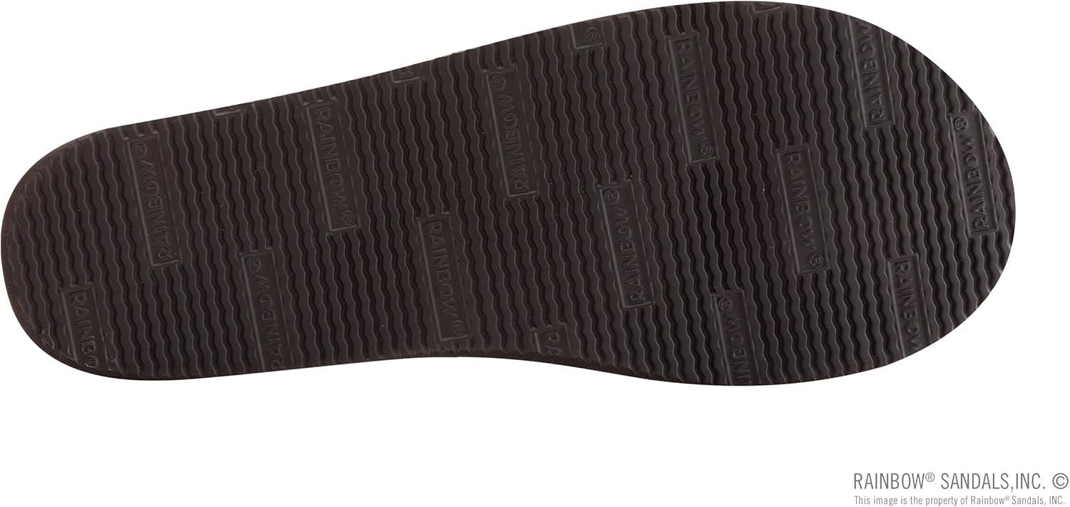Rainbow Sandals Women’s Double Layer Wide Strap w/Arch(Premier Tan/Blue)