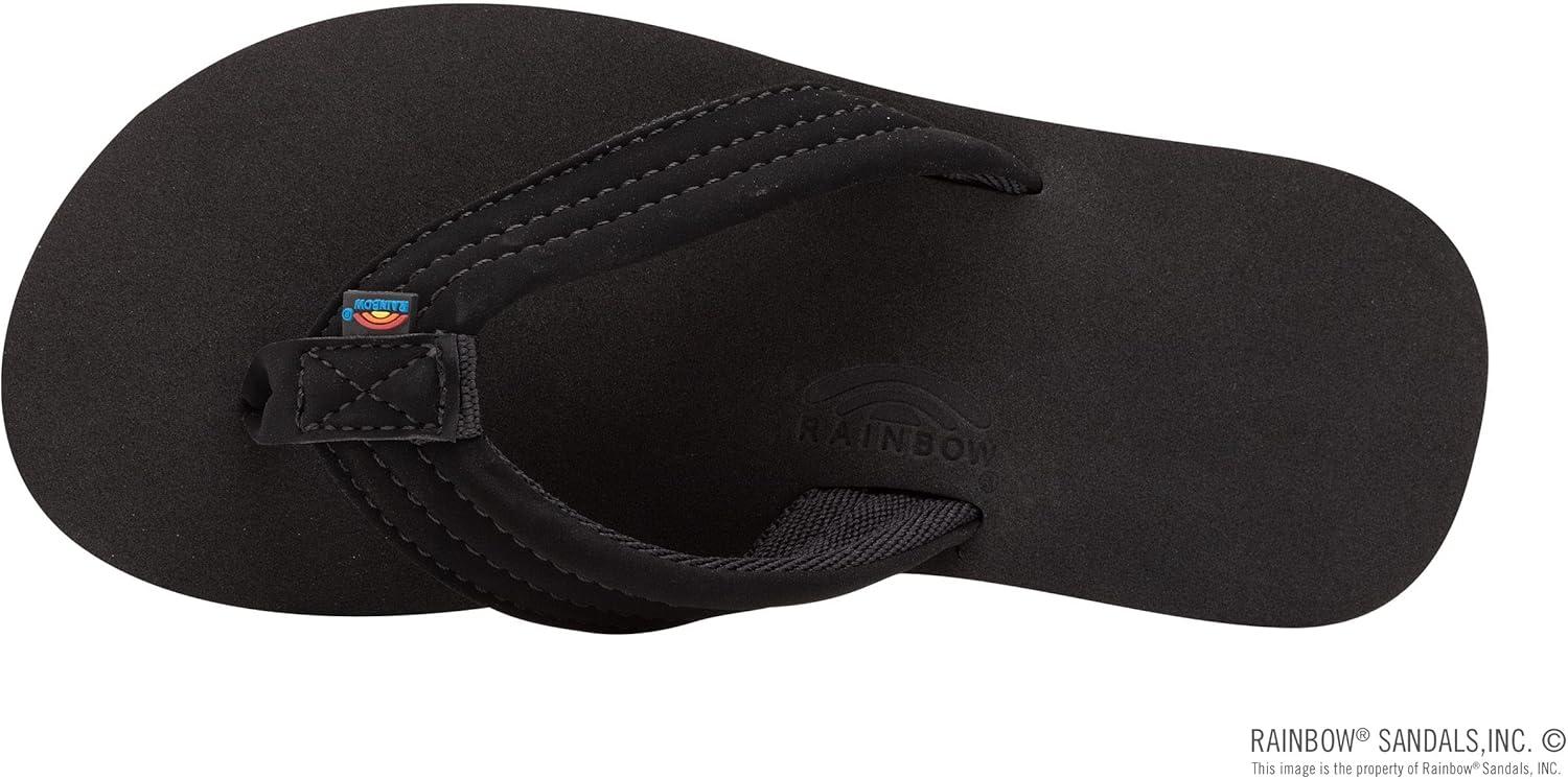 Rainbow Sandals Kid’s Grombow’s Soft Top Rubber w/Neoprene Strap and Backstrap(Black)