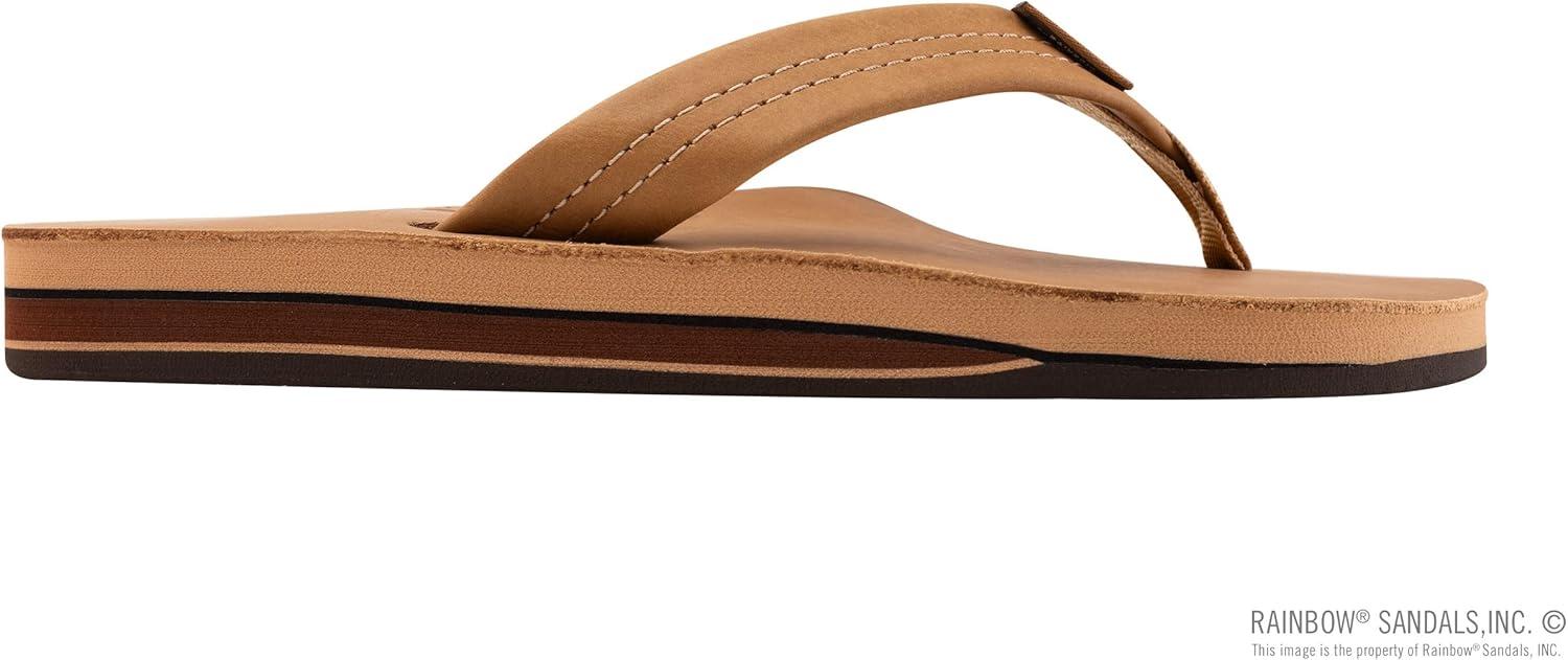 Rainbow Sandals Women’s Double Layer Wide Strap w/Arch(Cafe)