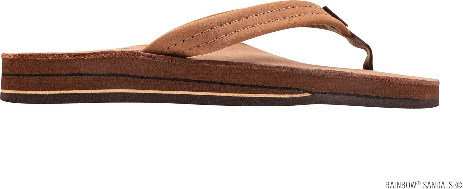 Rainbow Sandals Women’s Double Layer Leather w/ 3/4″ Strap(Redwood)