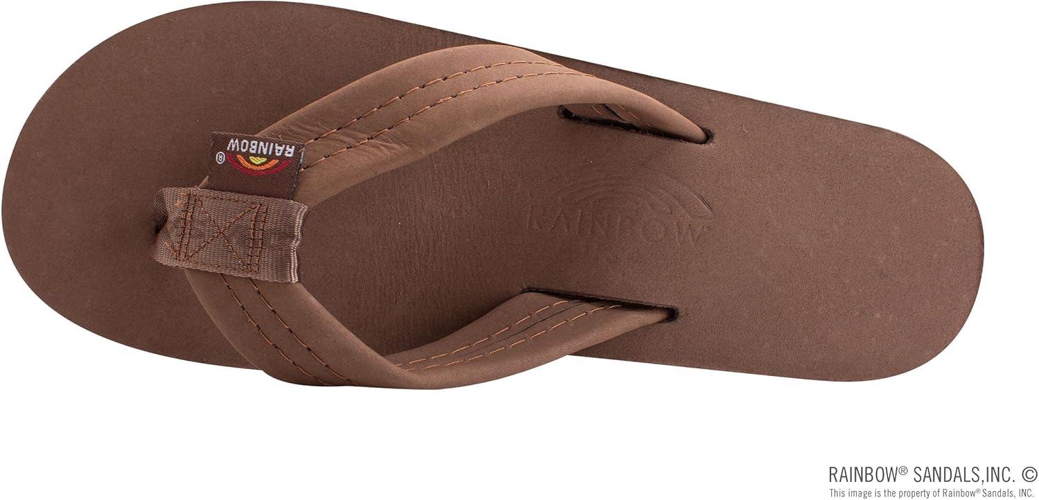Rainbow Sandals Women’s Six Layer Classic Wedge Sandal 1″ Strap(Expresso)