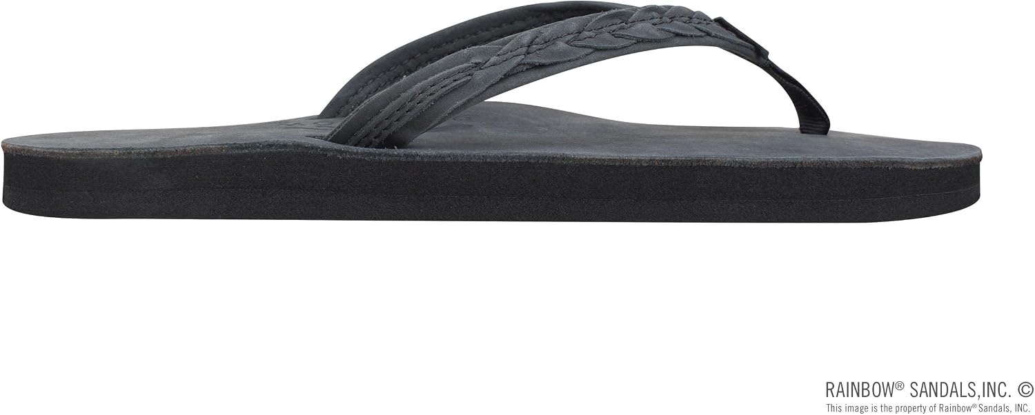Rainbow Sandals Madison – Single Layer Arch Support with a Braid on a 1/2″ Narrow Strap