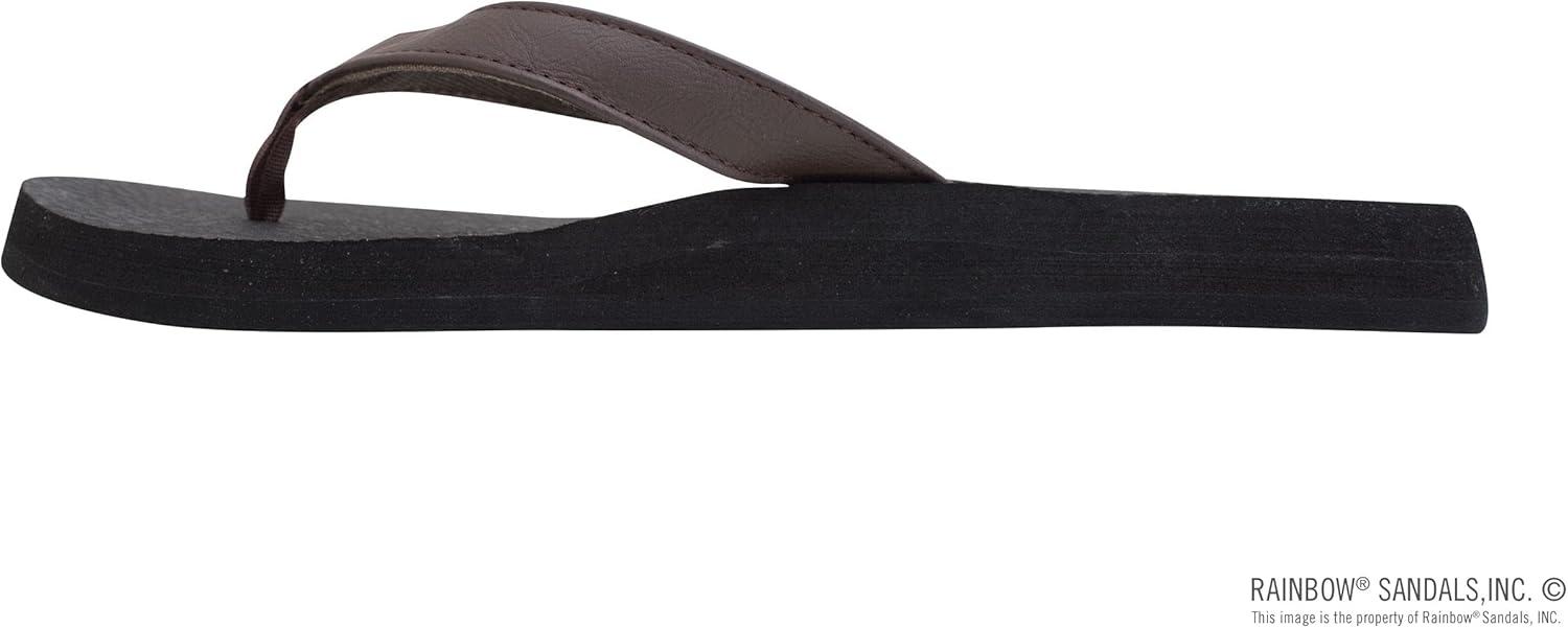 Rainbow Sandals Women’s The Cottons Soft Rubber Top Sole w/Tapered Strap(Expresso)